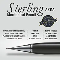 PENTEL MECH PENCIL STERLING A811 0.5MM PENTEL MECH PENCIL STERLING A811 0.5MM
