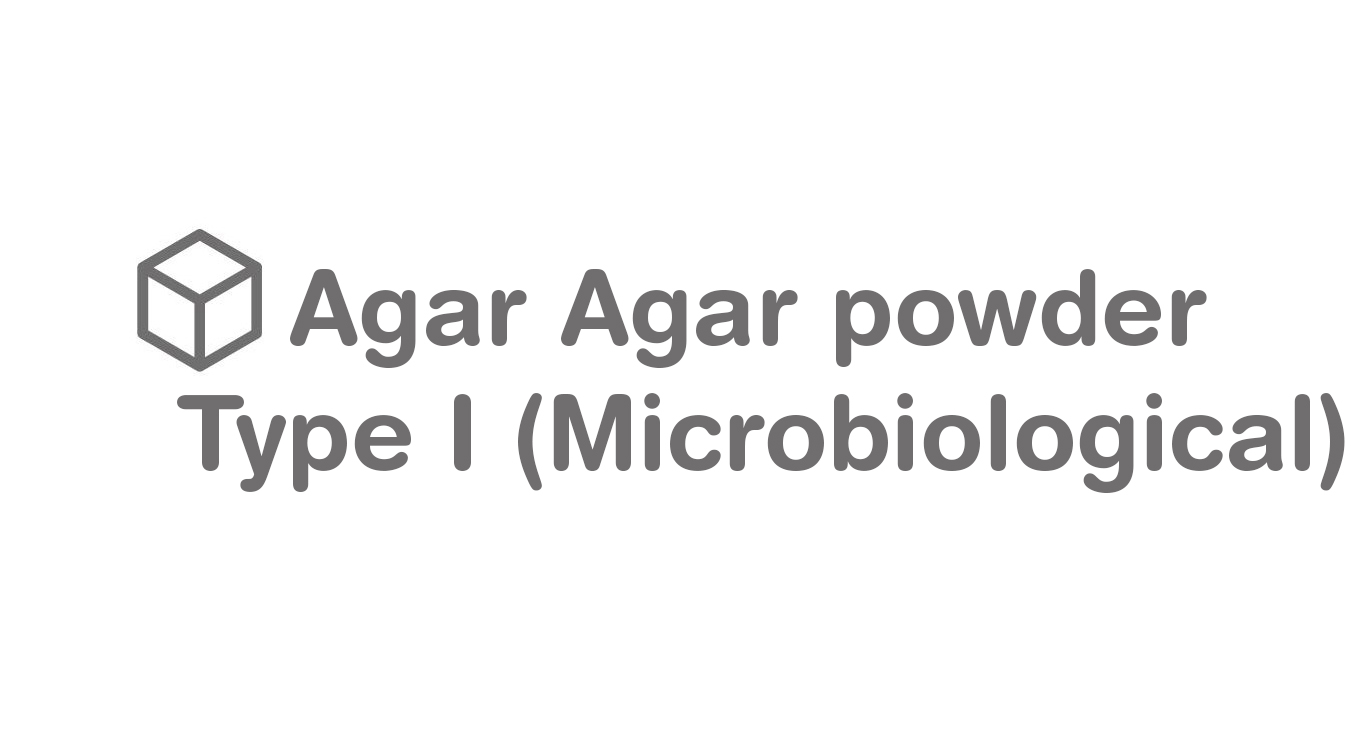 Agar Agar powder Type I (Microbiological) 100gm ReadyMED