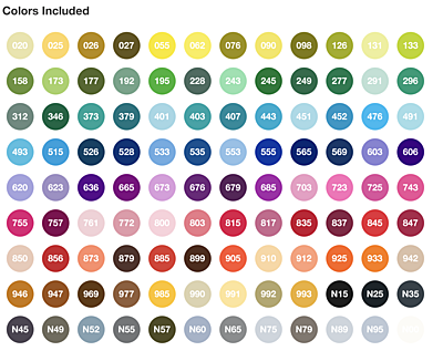 TOMBOW AB-T DUAL BRUSH PEN SET TOMBOW AB-T DUAL BRUSH PEN SET