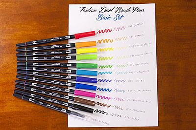 TOMBOW AB-T DUAL BRUSH PEN SET TOMBOW AB-T DUAL BRUSH PEN SET