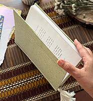 Handcrafted Journal – Olive Grove