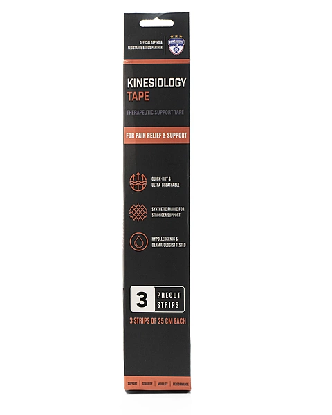 Kinesiology Tape Pre-Cut I [Pack of 3 Strips]