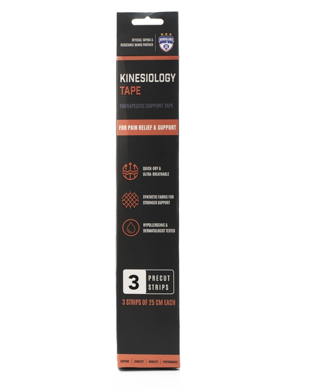 Kinesiology Tape Pre-Cut I [Pack of 3 Strips]