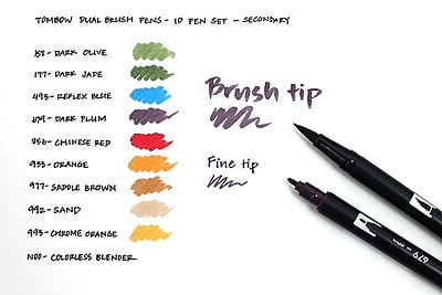 TOMBOW AB-T DUAL BRUSH PEN SET TOMBOW AB-T DUAL BRUSH PEN SET