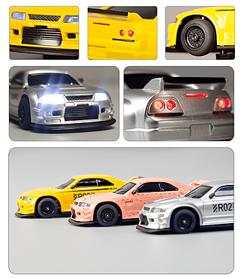 LDARC R02 1:64 Scale Micro RC Drift Car RTR | High-Speed Remote Control Car