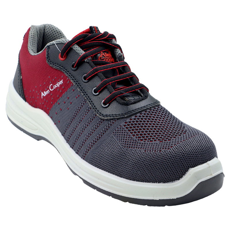 Allen cooper 11711 | Safety Shoe Sporty Design Coated Fabric Upper | PU-D.D,Sole, LA | Composite Toe Cap
