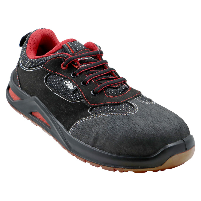 Allen Cooper 1697 Sporty Safety Shoe | Steel Toe Cap |Microfibre with Highly Durable Fabric Upper | Double Density Sole