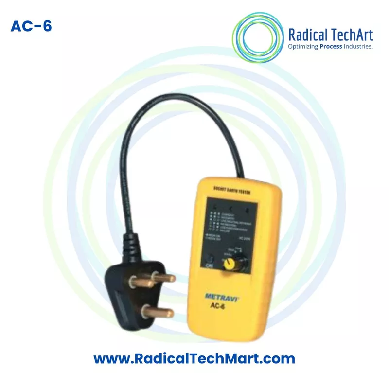 AC-6 Socket Polarity and Earth Leakage Tester