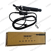Straight-body 220 V corded electric screwdriver with bits for LED cabinet assembly – Lumina