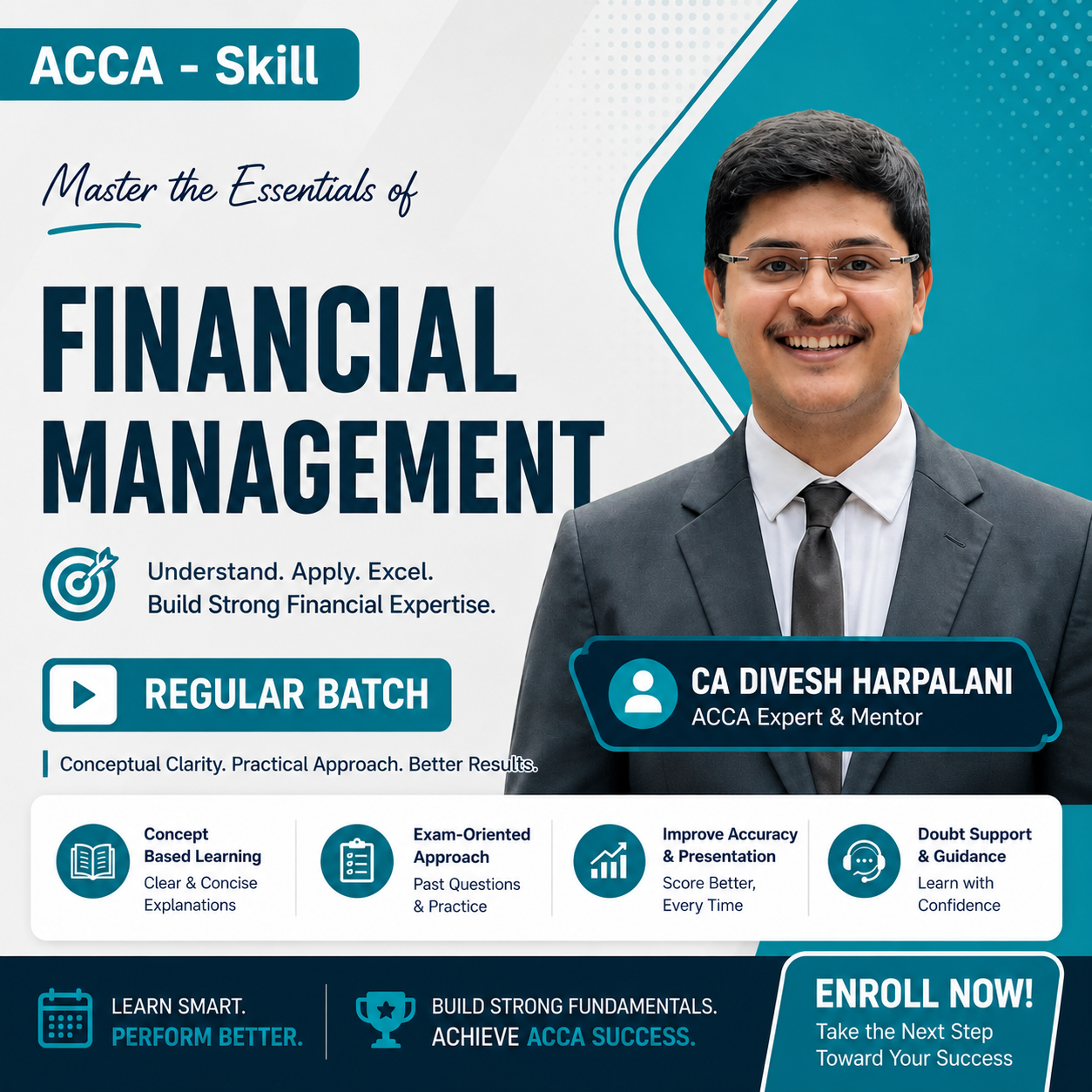 ACCA – Financial Management FM Full English BY CA Divesh Harpalani