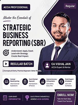 ACCA Profesional – Strategic Business Reporting (SBR) BY CA Vishal Jain