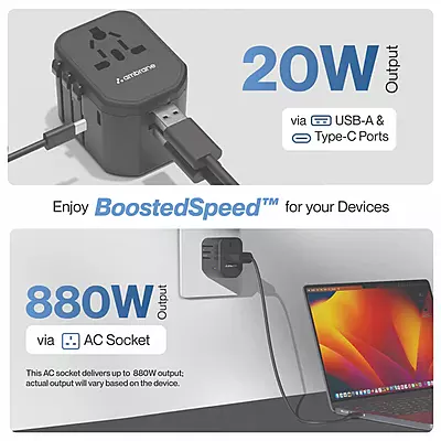 Ambrane ATA-01 Universal Travel Adapter