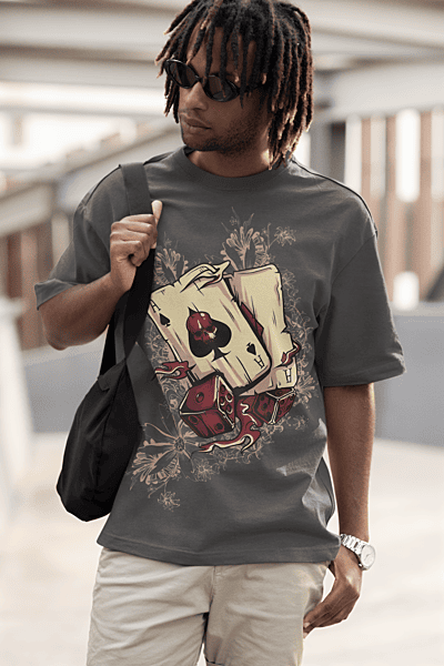 The Aces Grey oversized t-shirt