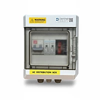 Premium Waterproof IP66 ACDB Single Phase Inbuilt AC MCB 32A, AC SPD 320V For 1kW - 7kW (1Ph 32A IND)