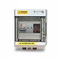 Premium Waterproof IP66 ACDB Single Phase Inbuilt AC MCB 32A, AC SPD 320V For 1kW - 7kW (1Ph 32A IND)