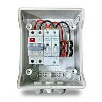 Premium Waterproof IP66 ACDB Single Phase Inbuilt AC MCB 32A, AC SPD 320V For 1kW - 7kW (1Ph 32A IND)