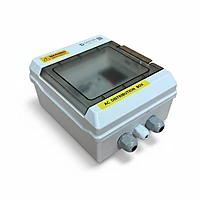 Premium Waterproof IP66 ACDB Single Phase Inbuilt AC MCB 32A, AC SPD 320V For 1kW - 7kW (1Ph 32A IND)