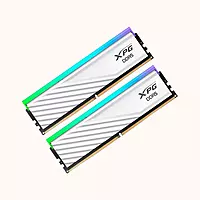 ADATA XPG Lancer Blade RGB DDR5 64GB (2x32GB) 6000MHz Desktop RAM White-AX5U6000C3032G-DTLABRWH