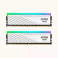 ADATA XPG Lancer Blade RGB DDR5 64GB (2x32GB) 6000MHz Desktop RAM White-AX5U6000C3032G-DTLABRWH