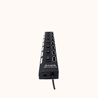 ADNet USB HUB  2.0 Hub 7Port with switch (AD-819) New - Buy Online India