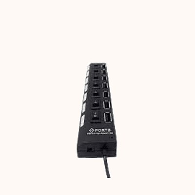 ADNet USB HUB  2.0 Hub 7Port with switch (AD-819) New - Buy Online India