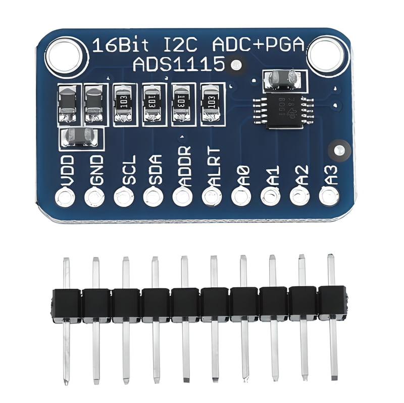 ADS1115 16 Bit ADC-I2C with Programmable Gain Amplifier ADS1115 16 Bit ADC-I2C with Programmable Gain Amplifier