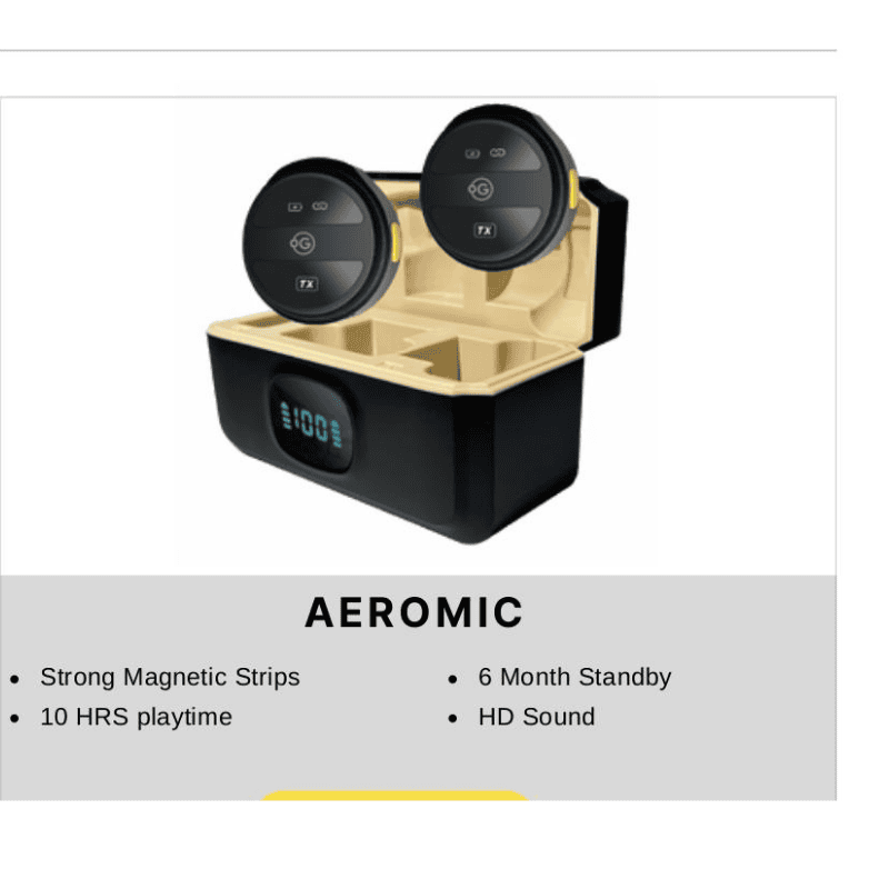 AEROMIC Connector – Audio Adapter | Stable Signal Transfer | Compact & Durable Design