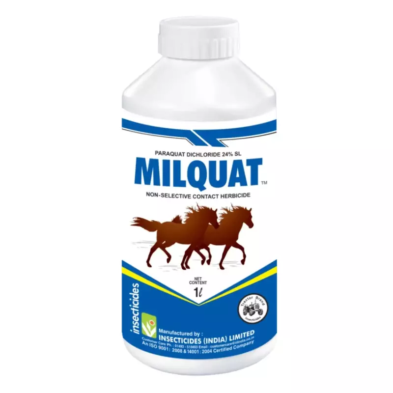Milquat (Paraquat Dichloride 24% Sl)-(Insecticides (india) Ltd)
