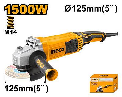 INGCO Angle Grinder AG150018 (1500W, 125mm)