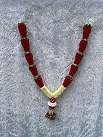 Strawberry shape garland