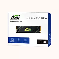 AGI  1 TB PCIe NVMe M.2 SSD, Gen4x4, 4770/2890MB/s, AI818