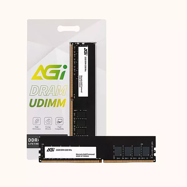 AGI DDR4 32GB Desktop Ram SO-DIMM 3200Mhz CL19, 288-pin (AGI320032UD138)