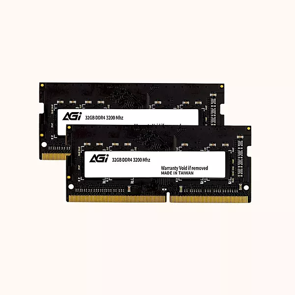 AGI DDR4 32GB Laptop Ram SO-DIMM 3200Mhz CL19 1.2V Nero (AGI320032SD138)