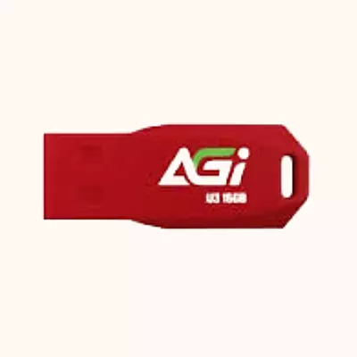 AGI USB External Memory, Portabl 16 GB -Red, UP138