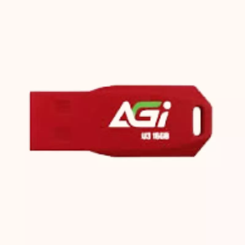 AGI USB External Memory, Portabl 16 GB -Red, UP138