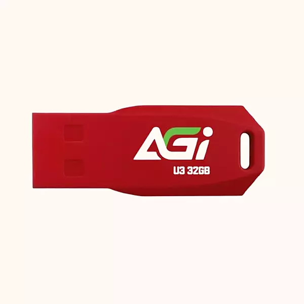 AGI USB External Memory, Portable ,32 GB-Red, UP138