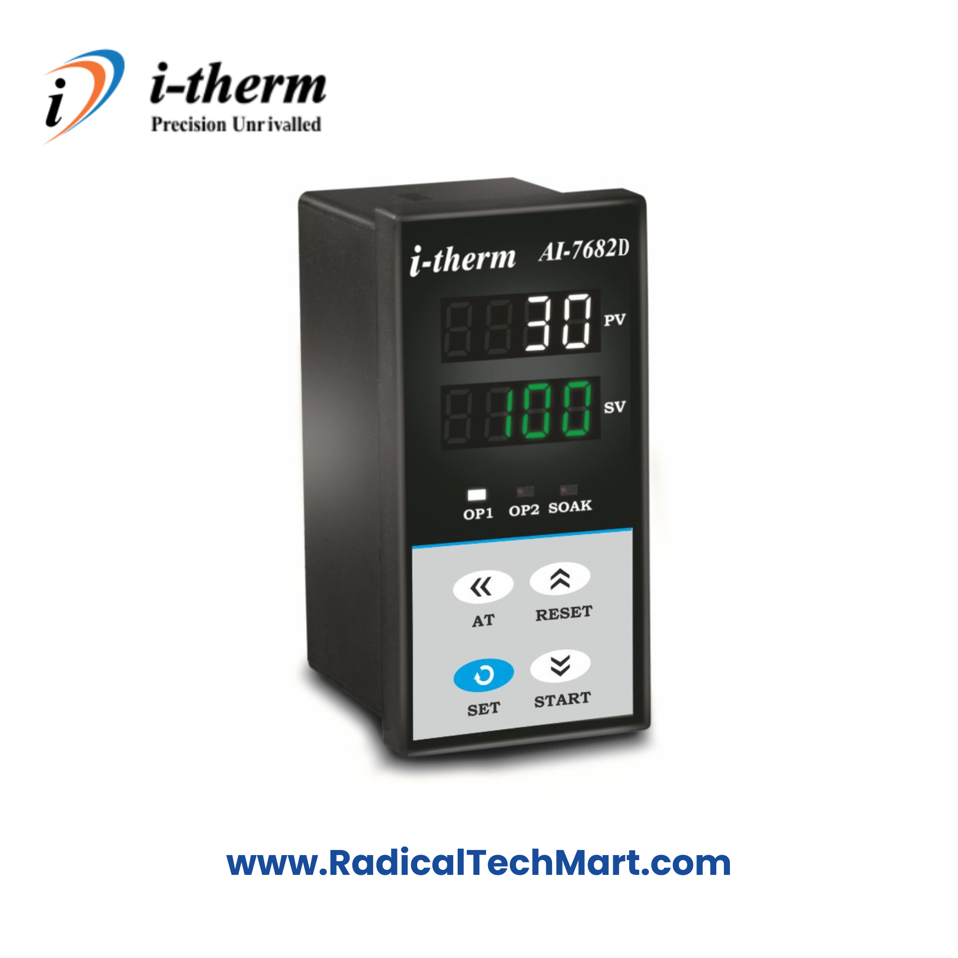 iTherm AI-7682D dual display PID controller