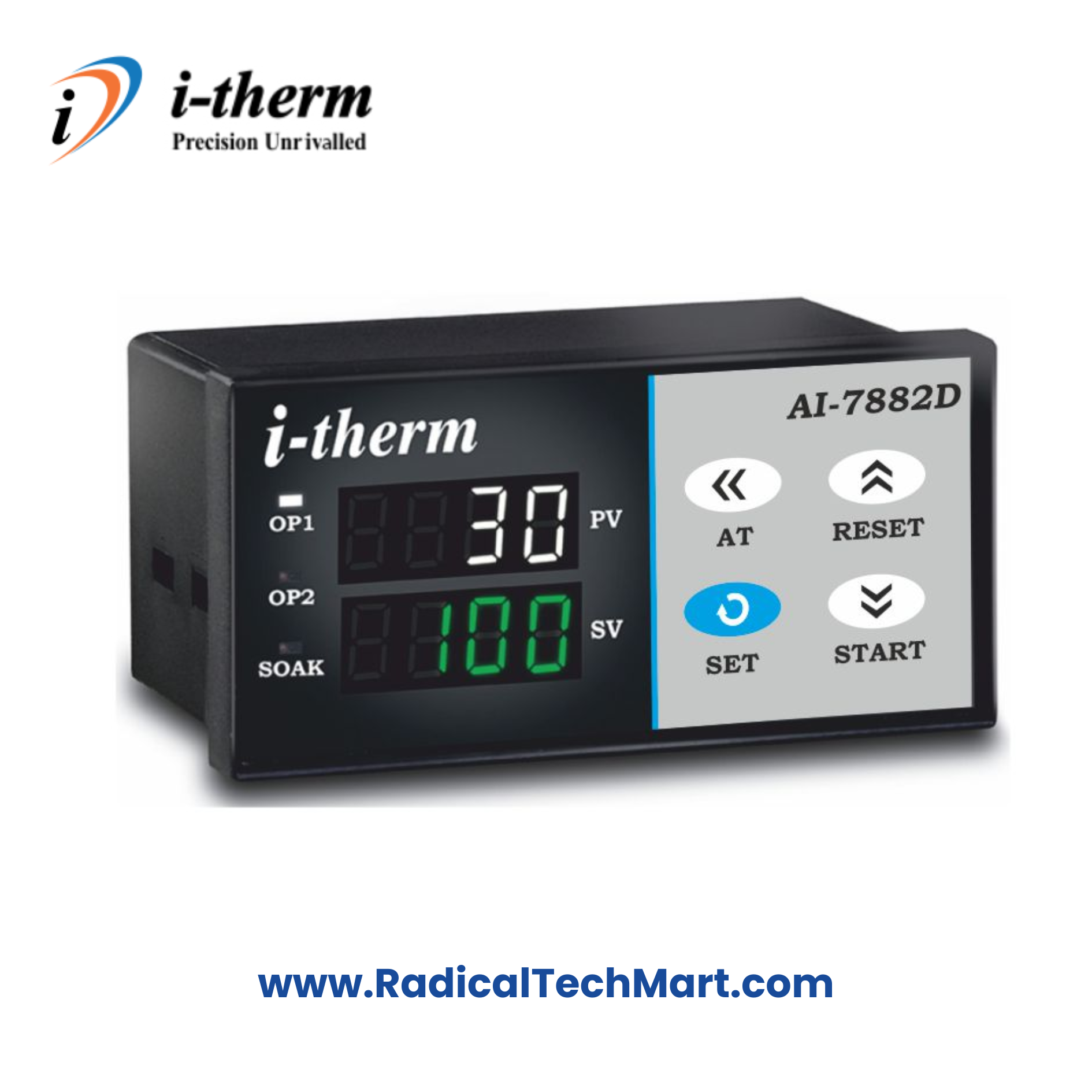 iTherm AI-7882D dual display temperature controller