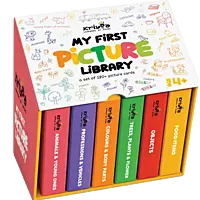 My First Picture Library | 280 Bilingual Real-Life Picture Cards | Age 4+