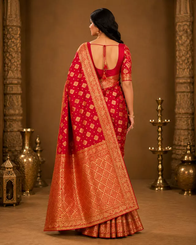 AJ-MAHER-DUPTTA & & CLR-2 (Red/Rani)