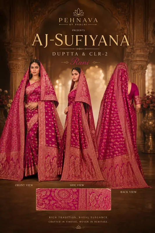 AJ-SUFIYANA-DUPTTA & & CLR-2 (Red/Rani)