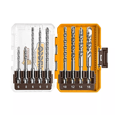 INGCO 5 Pcs SDS Plus Hammer Drill Bits Set AKD2052