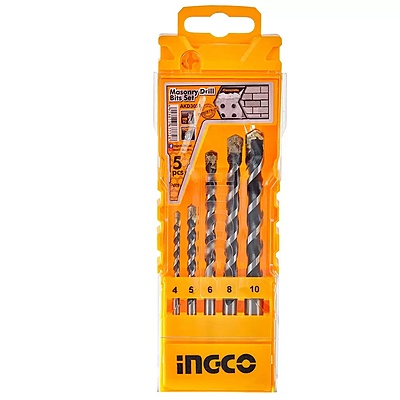 INGCO 5 Pcs Masonry Drill Bit Set AKD3051 INGCO 5 Pcs Masonry Drill Bit Set AKD3051
