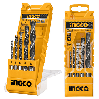 INGCO 5 Pcs Wood Drill Bits Set AKD5058