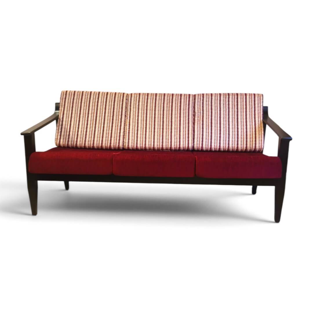 AKS Jerry sofa|3 Seater|Rosewood|Luxury|Wooden Sofa Set