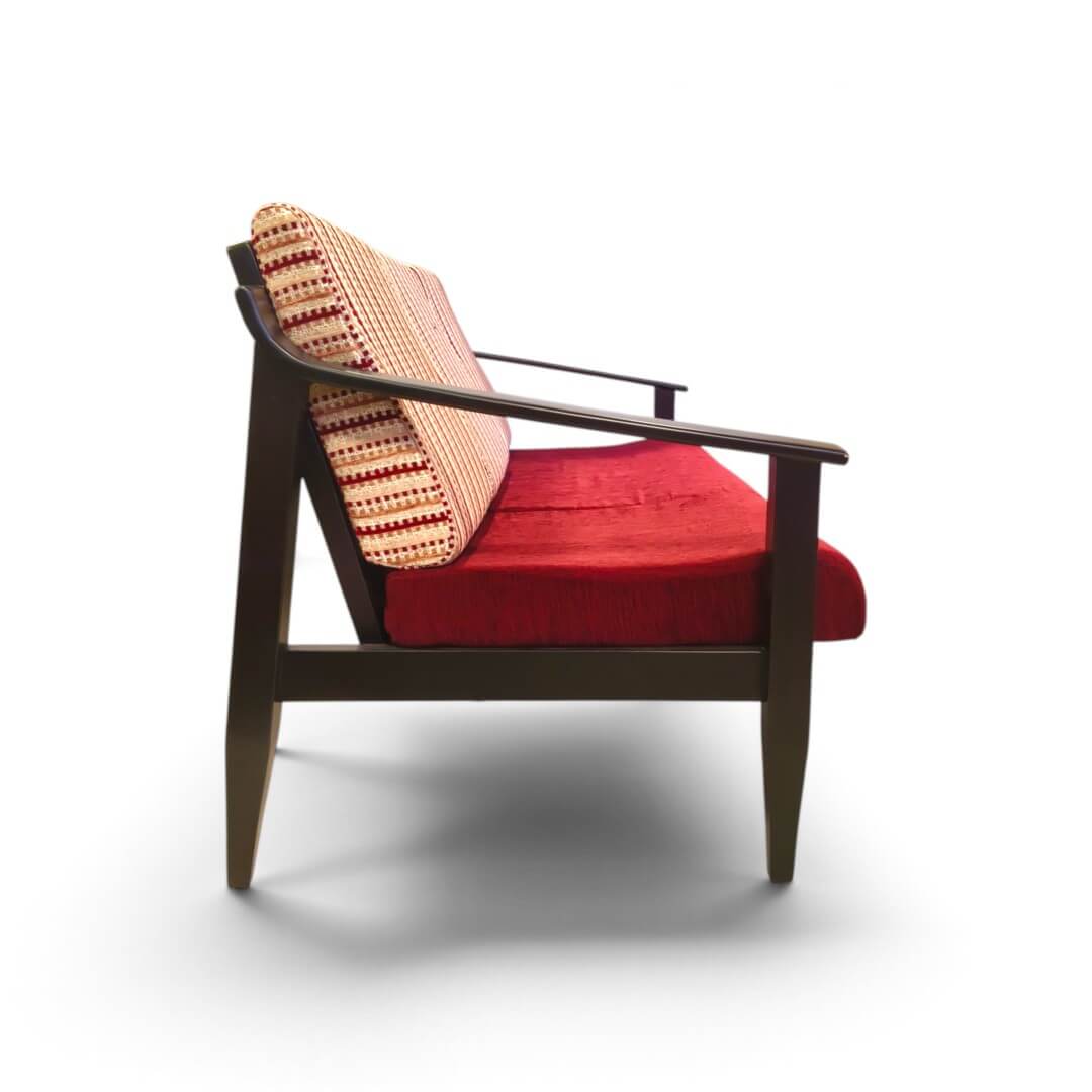 AKS Jerry sofa|3 Seater|Rosewood|Luxury|Wooden Sofa Set