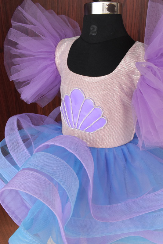 Lilac Twilight Tulle Gown