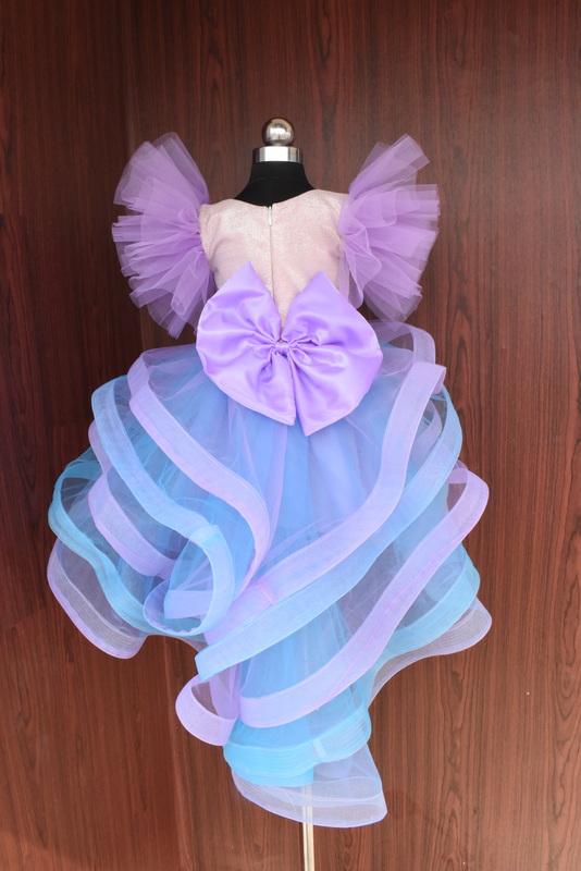 Lilac Twilight Tulle Gown