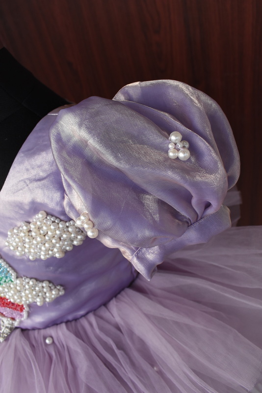 Lavender Hot Air Balloon Pearl Dress