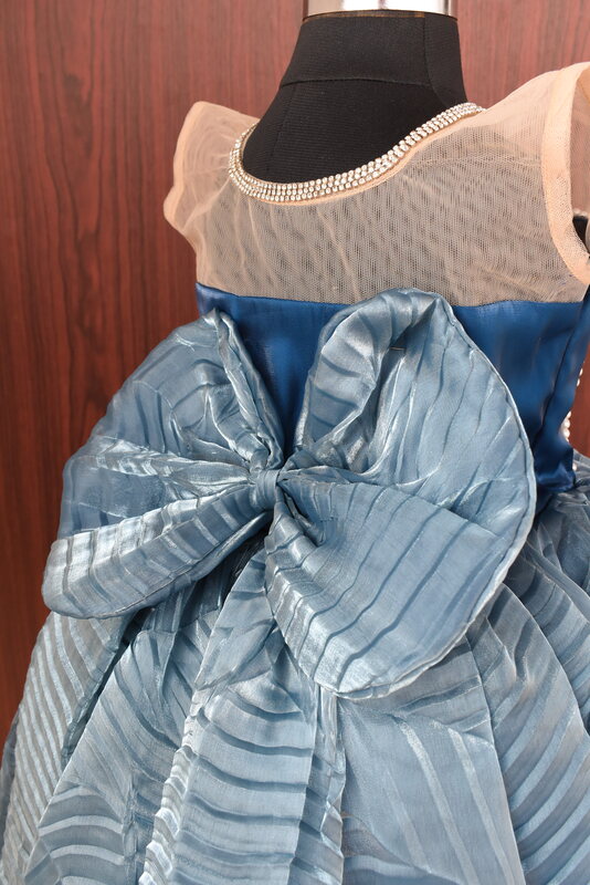 Blue Pearl Cinderella Party Gown